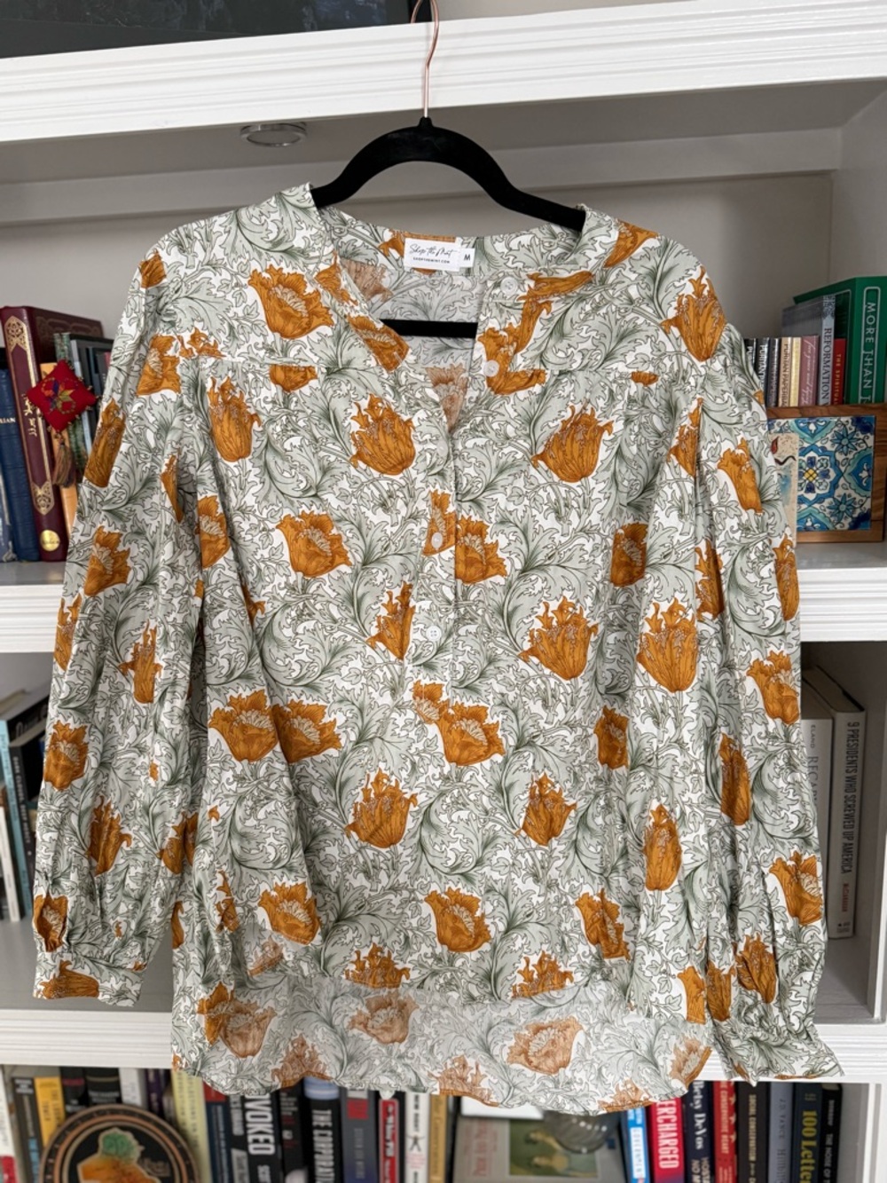 Shop the Mint Floral Blouse